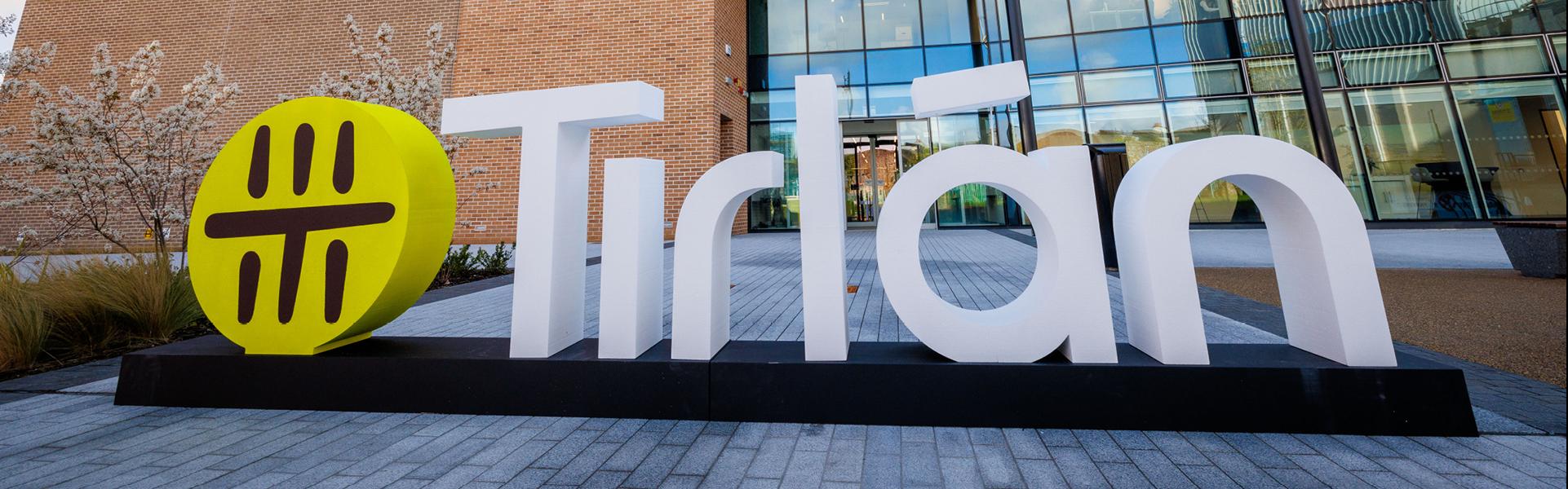 tirlan sign outside building