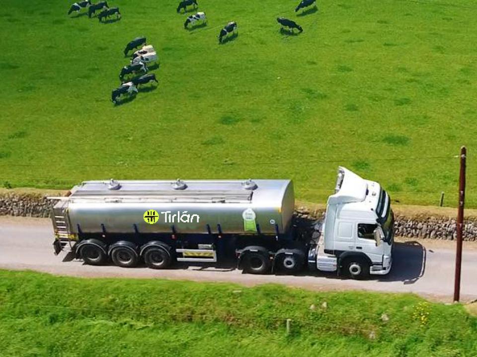 Glanbia Ireland Truck on Road